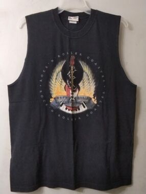 Men's  Walt Disney World Vintage Rock N Rollercoaster Muscle Tank Sz L/XL